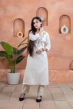 Simple Elegance Beige Kurti - Artyaah