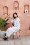 Simple Elegance Beige Kurti - Artyaah
