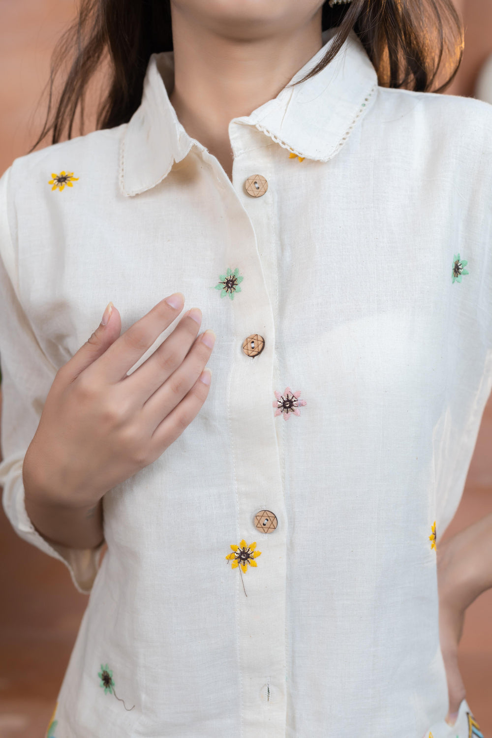 Classic Khadi Handcrafted Co-Ord Set - Artyaah