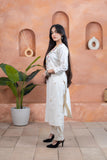 Simple Elegance Beige Kurti - Artyaah