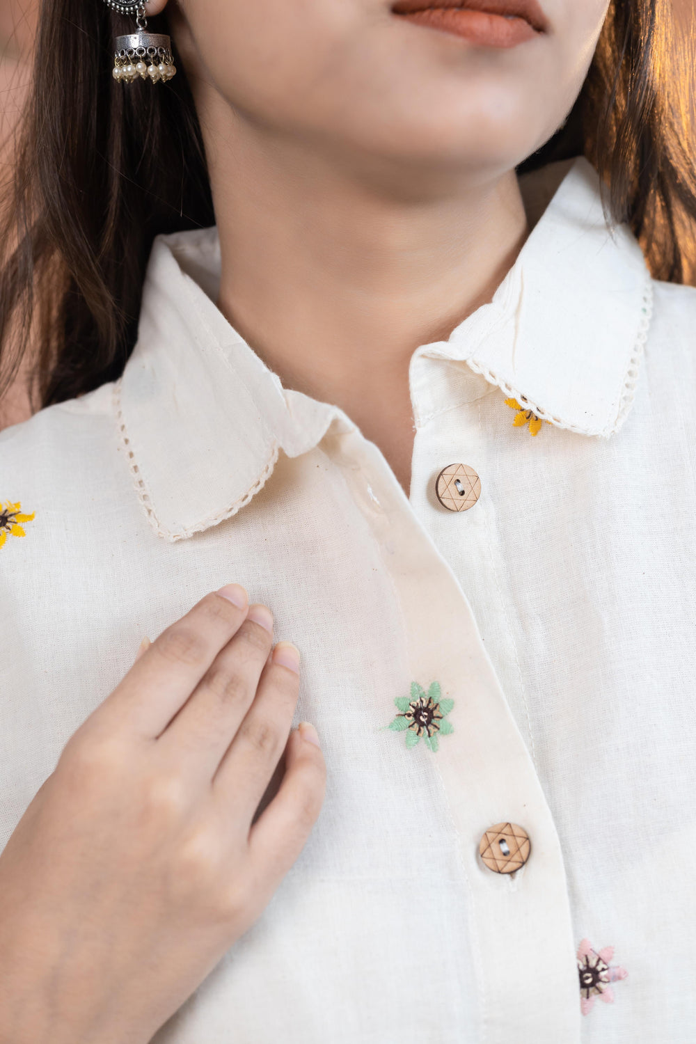 Classic Khadi Handcrafted Co-Ord Set - Artyaah