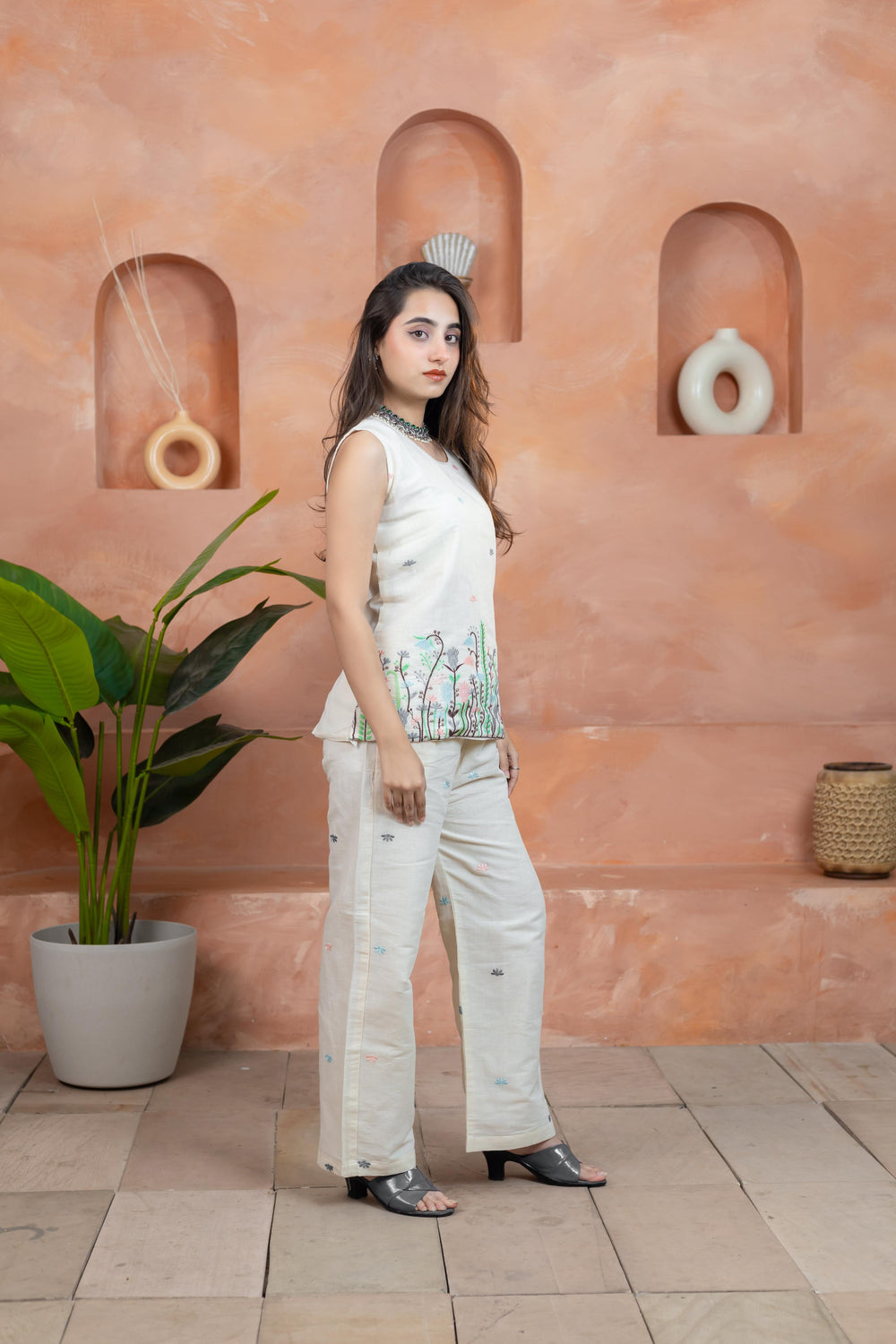 Classic Khadi Handcrafted Co-Ord Set - Artyaah