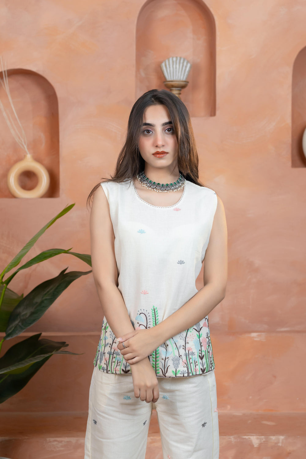 Classic Khadi Handcrafted Co-Ord Set - Artyaah