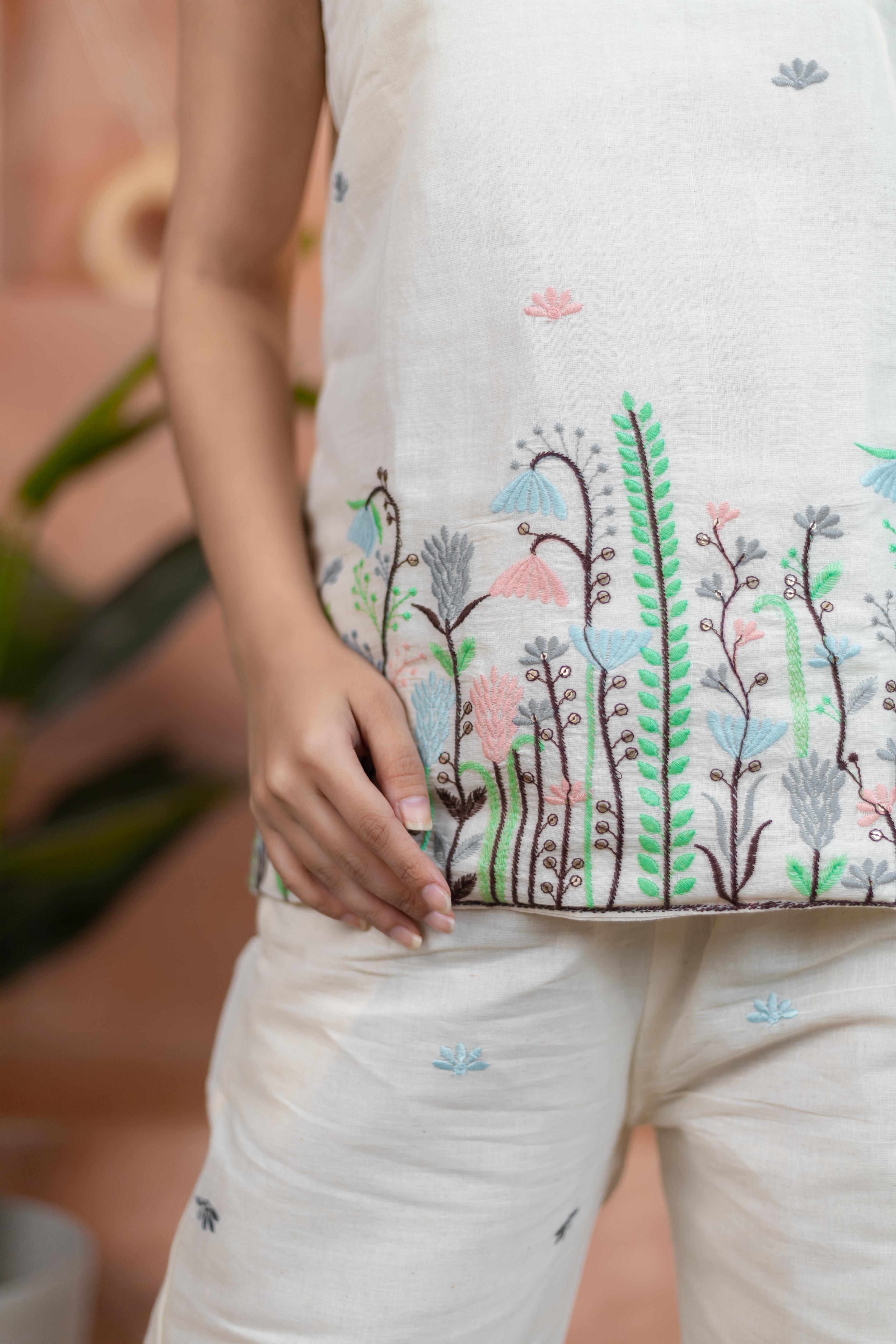 Classic Khadi Handcrafted Co-Ord Set - Artyaah