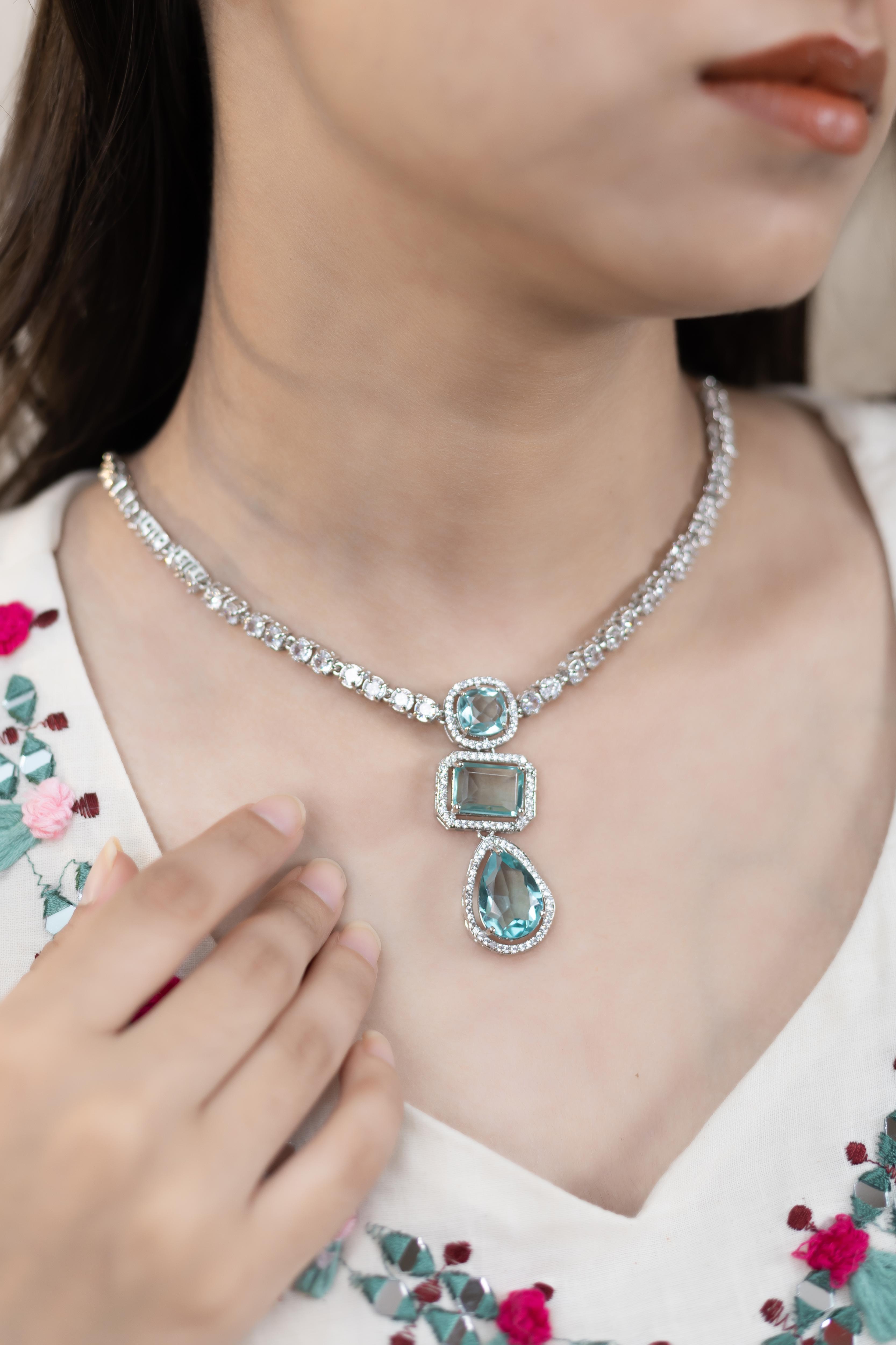 Trending American Diamond Set