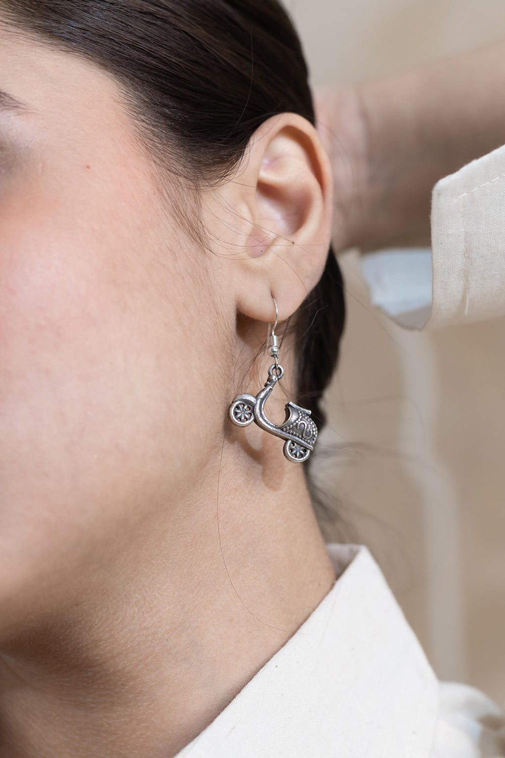 Mini Vespa Earrings - Artyaah